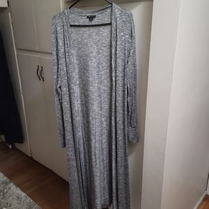 Floor length cardigan
